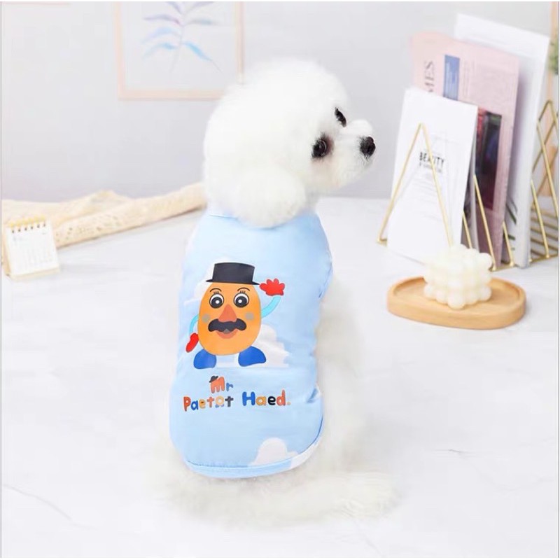 áo hỏa tiễn và mr. khoai tây cho chó mèo