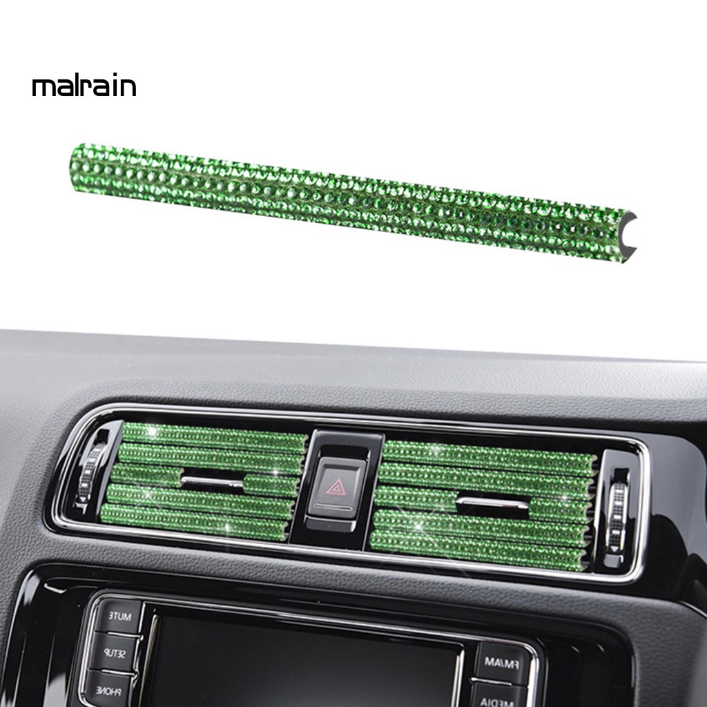 Dải Dán Trang Trí Lỗ Thông Gió Máy Điều Hòa Xe Hơi Màu Sắc Tươi Sáng