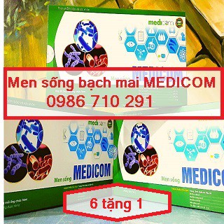 [Khuyến mại Mua 6 tặng 1] MEN SỐNG BẠCH MAI MEDICOM - Bào tử lợi khuẩn [Combo 7 hộp]