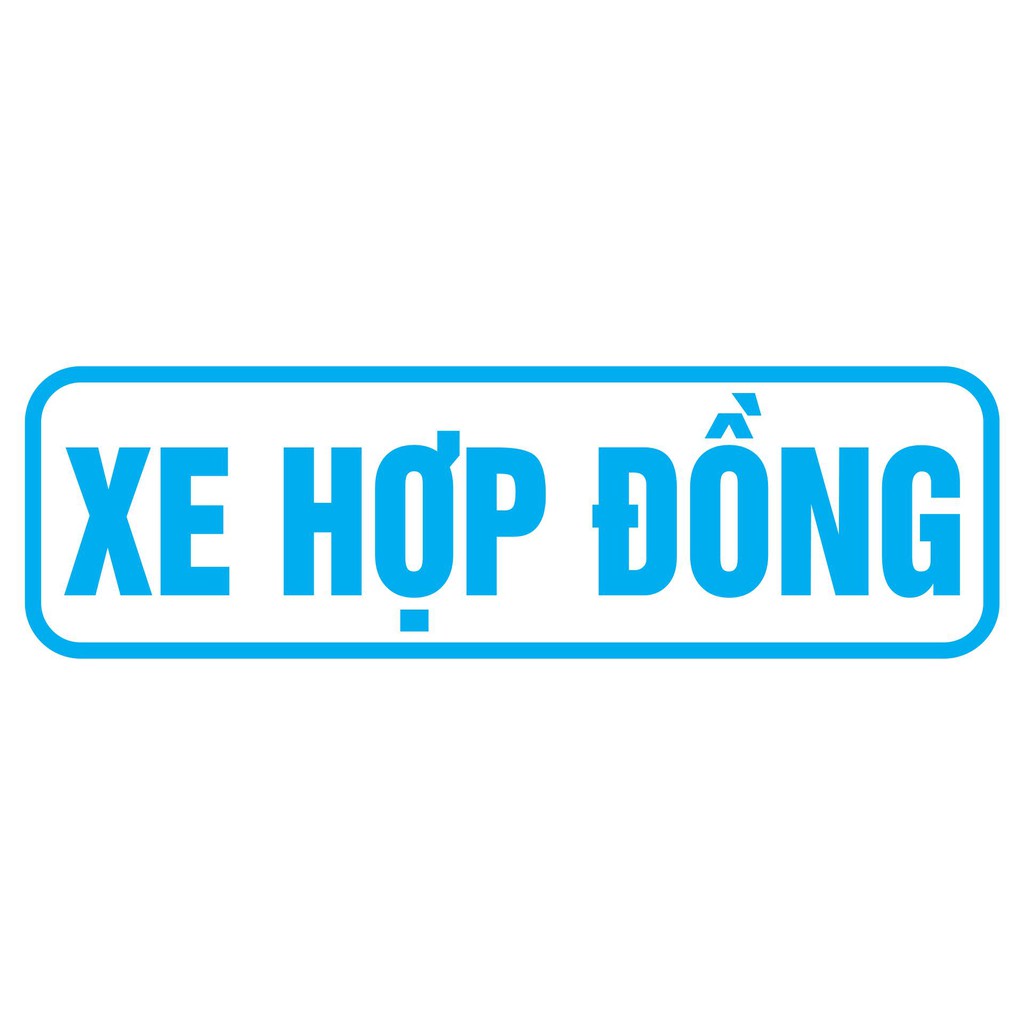 XE HỢP ĐỒNG (CHỮ DECAL PHẢN QUANG)