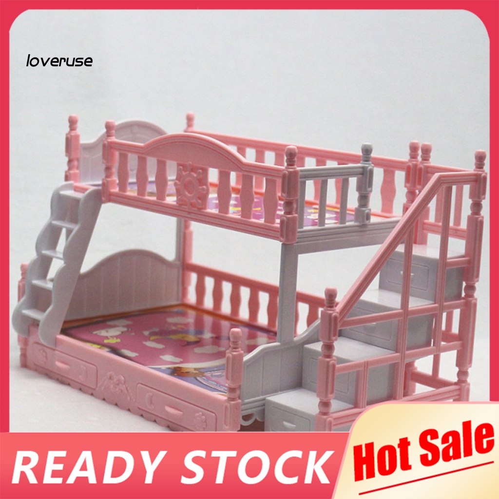 Giường Ngủ Đồ Chơi Di Động Tinh Tế Cho Bé Gái