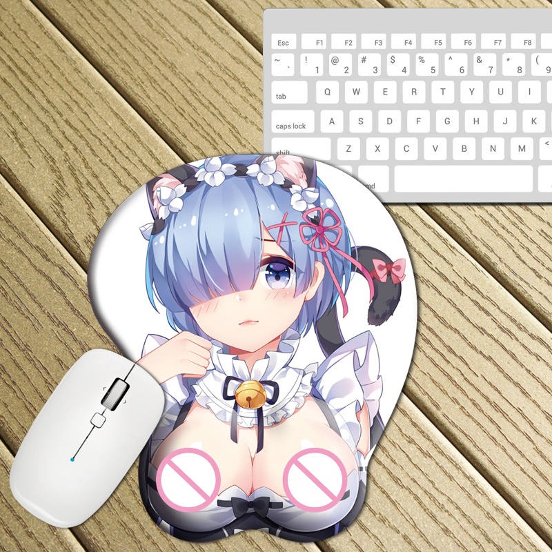 Miếng Lót Chuột Silicone Hình Hoạt Hình 3d Sáng Tạo