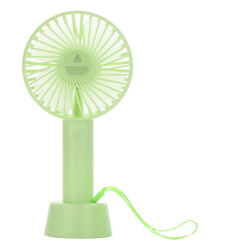 Quạt mini cầm tay tích điện 3 Chế Độ Gió [Full Box, Pin, Dây Sạc, Đế Chống Trượt] | BigBuy360 - bigbuy360.vn