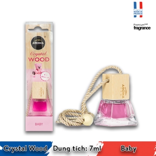 Tinh dầu nhập khẩu aroma car crystal wood 7 ml - tinh dầu treo, khử mùi - ảnh sản phẩm 2