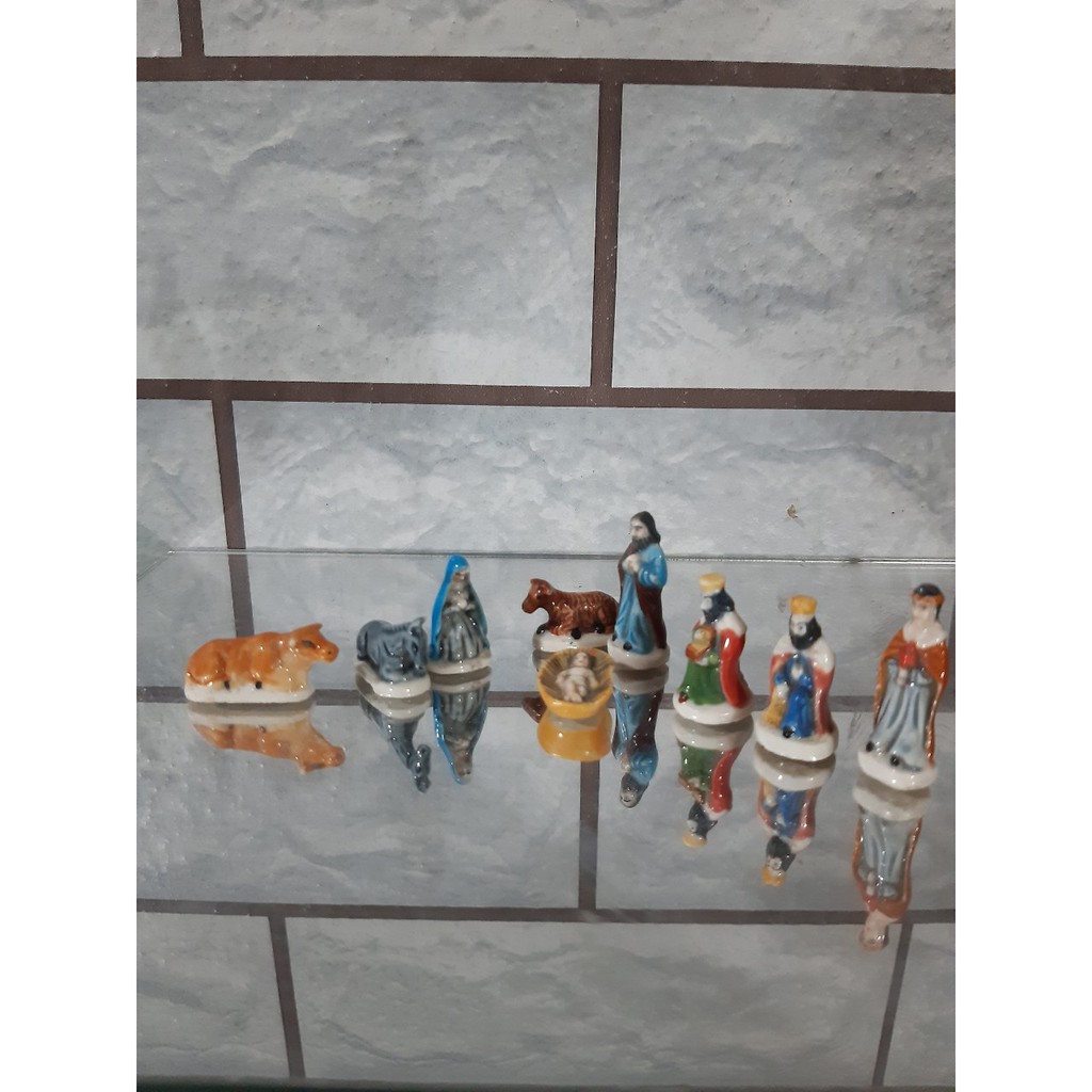 Bộ tượng noel, tượng giáng sinh cao 1 cm