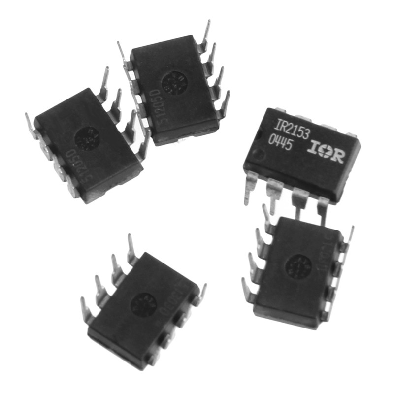 Set 5 vi mạch điều khiển hình cầu IR2153P IR2153D IR2153 DIP8 IC