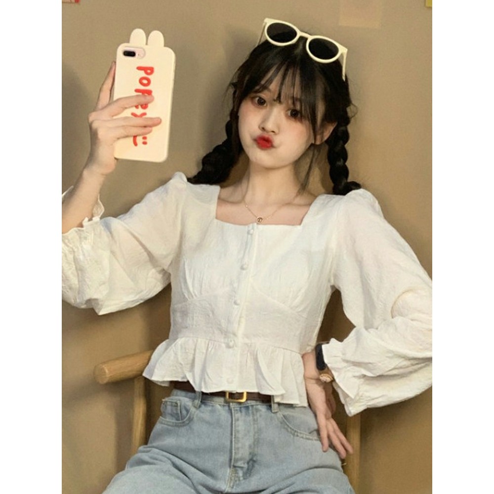 ÁO CROPTOP DÀI TAY CÚC NGỰC HOTHIT