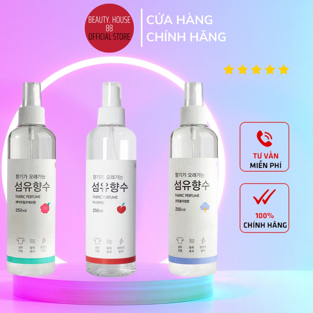 [Có sẵn] Xịt thơm quần áo 250ml Hàn Quốc chính hãng