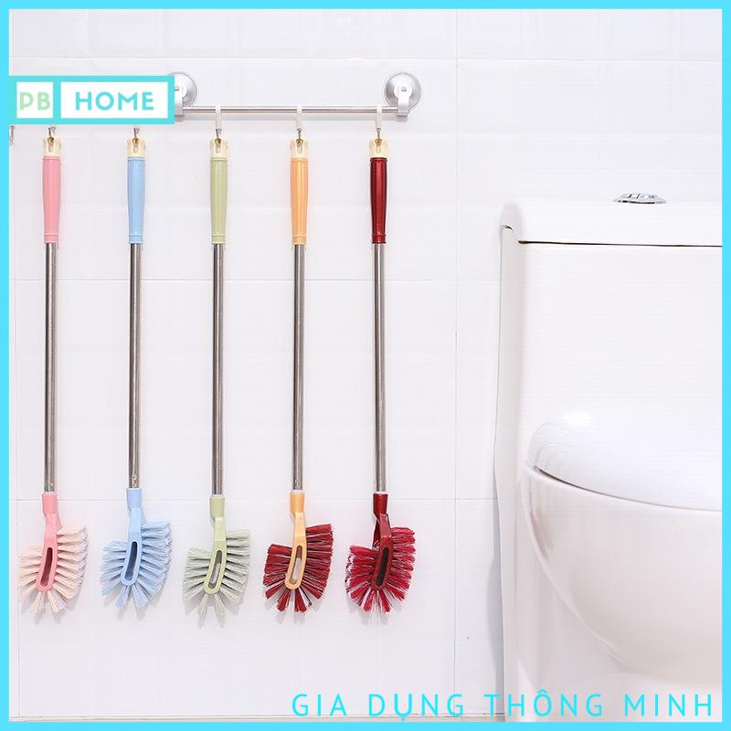 [Siêu HOT] Cọ Vệ Sinh Toilet, Cọ Vệ Sinh Bồn Cầu Có Cán Dài Bằng Inox Tháo Lắp Tiện Lợi