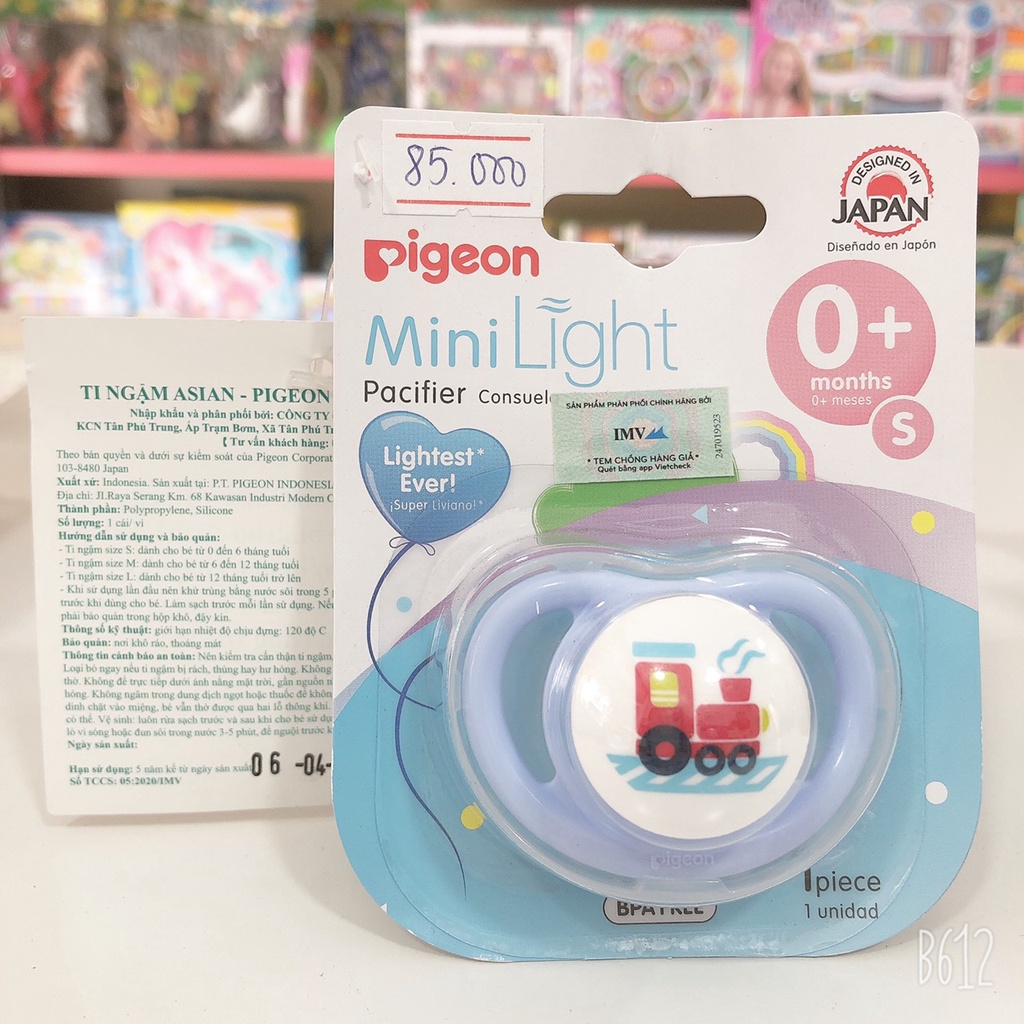 Ti ngậm Pigeon cho bé sơ sinh