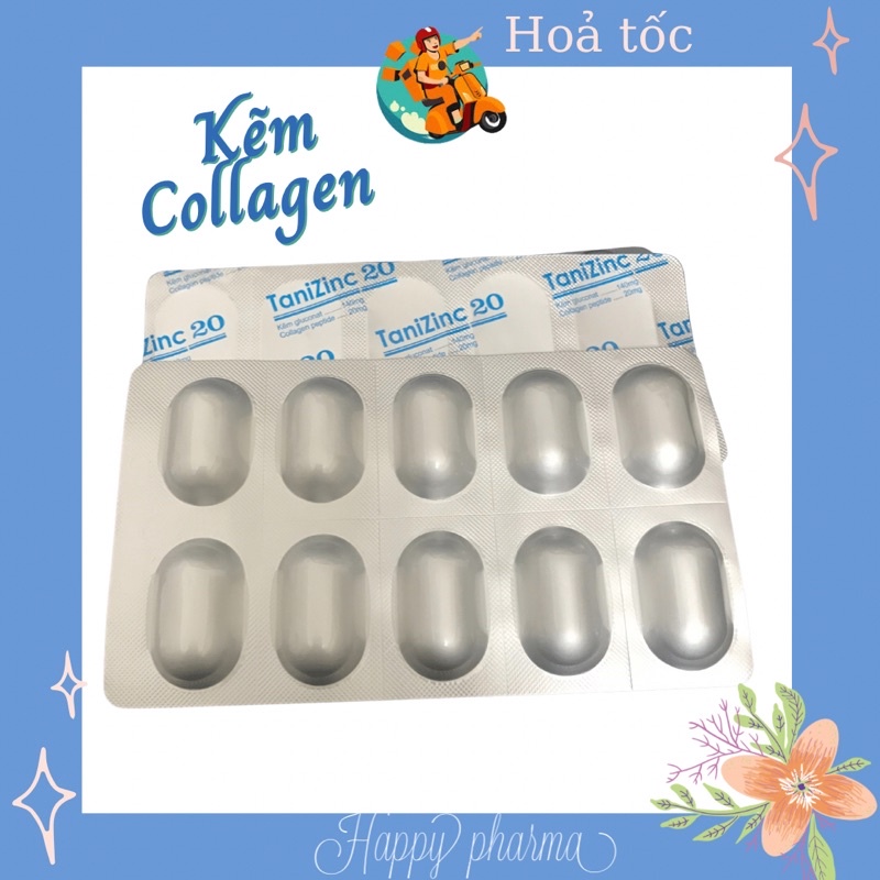 TaniZinc Bổ sung Kẽm và collagen