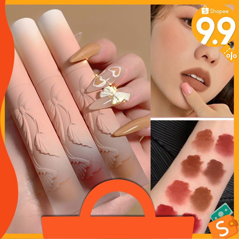 Son môi màu tự nhiên chống thấm nước trang điểm đáng yêu