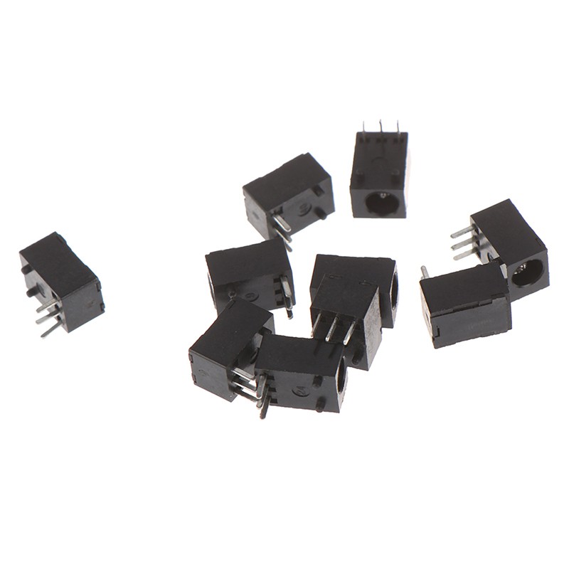 [onsalezone]10pcs DC-003 3.5*1.3mm DC Power Jack Socket Connector 3-Pin Panel Mount Plug