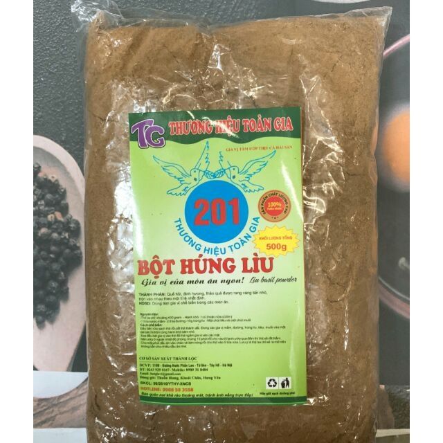 Bột húng lìu