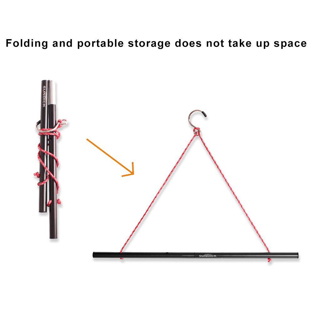 Móc Treo Quần Áo Bằng Hợp Kim Nhôm Tiện Dụng Khi Đi Du Lịch