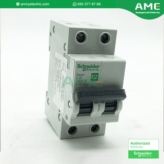 Cầu dao tự động mcb 2 pha 20a 4.5ka easy9 schneider_ez9f34220