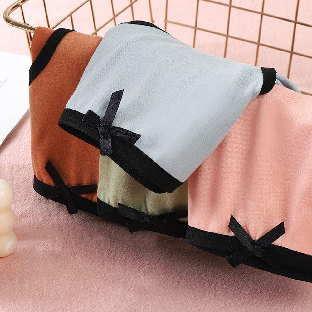 OCEANMAP Quần Lót Cotton Lưng Vừa Đính Nơ Gợi Cảm Hàng Mới Dành Cho Bạn Nữ