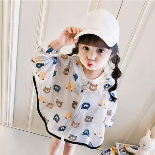 Áo Choàng Poncho Cánh Dơi Chống Nắng Cho Bé