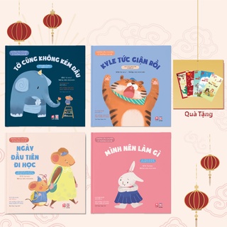 Sách - Truyện Tranh, bộ 4 cuốn Những Câu Chuyện Ở Trường Của Bé (Tức giận rồi + Làm đi + Đi học + Kém đâu)