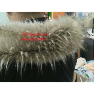 Viền lông mũ áo khoác