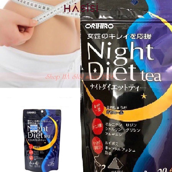 Trà Orihiro Night Diet thanh lọc cơ thể giảm cân