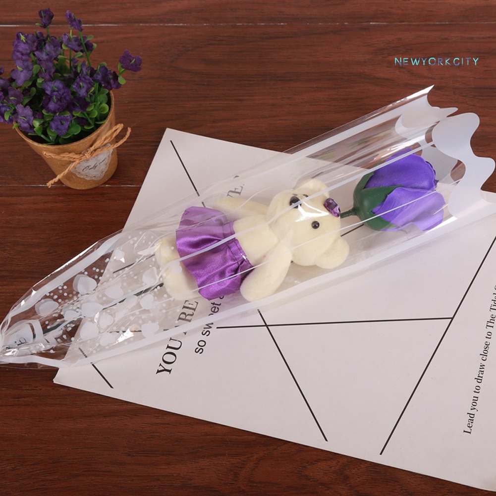 1 Cánh Hoa Hồng Sáp Làm Quà Tặng Giáng Sinh Dễ Thương