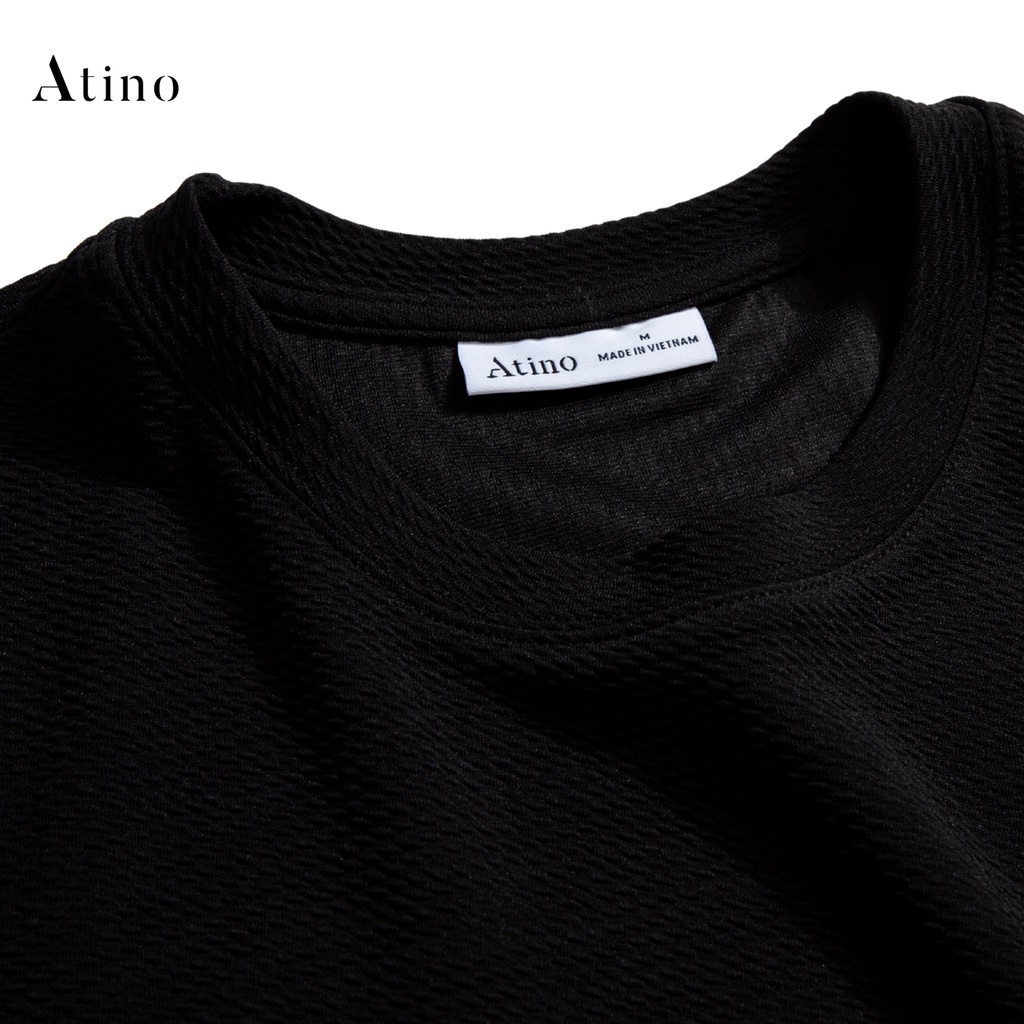 Áo thun dài tay nam MORE ATINO vải thun cao cấp chuẩn form AN0503