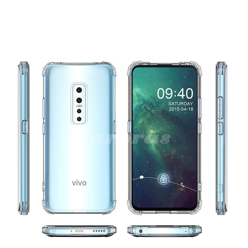 VIVO V17 Pro Shockproof Silicone Slim Clear TPU Protective Gaming Sell Case Cover