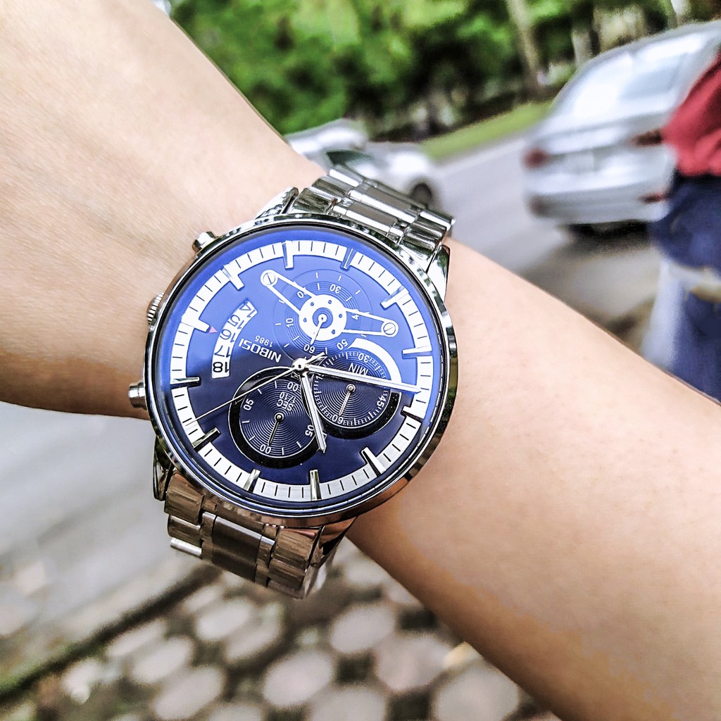 [Tặng vòng tay]Đồng hồ nam NIBOSI chính hãng NI2309-1.01H thời trang sành điệu | BigBuy360 - bigbuy360.vn