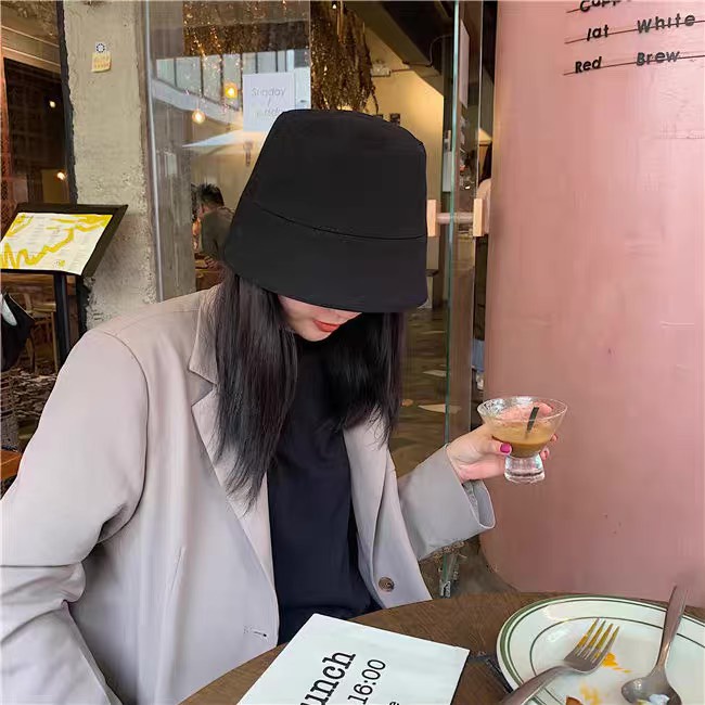 Mũ bucket nón vành trơn phong cách unisex