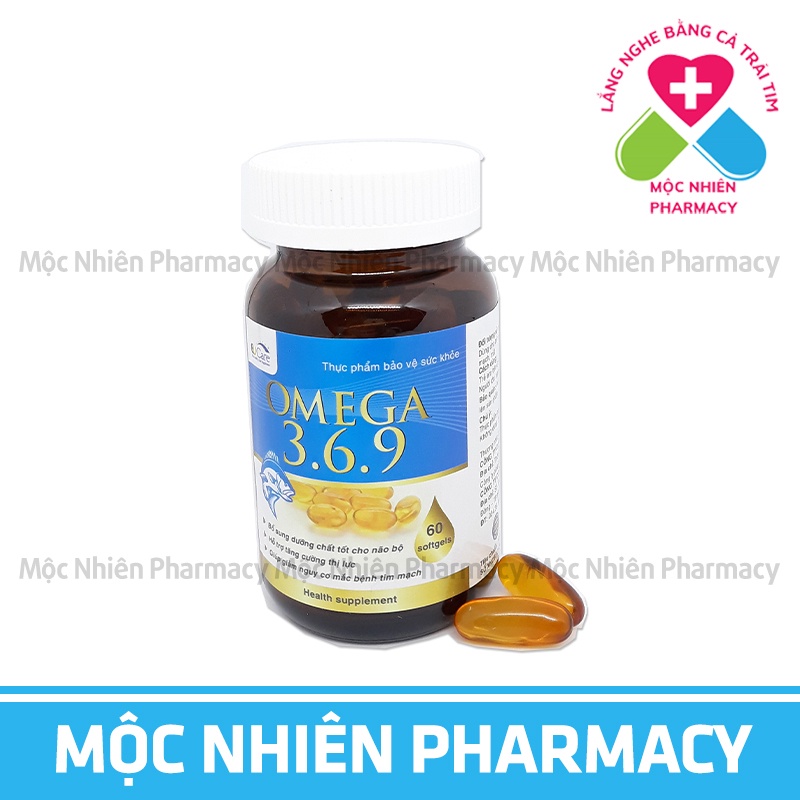Omega 369, Viên Bổ Sung Dưỡng Chất Cho Não, Hỗ Trợ Nâng Cao Thị Lực