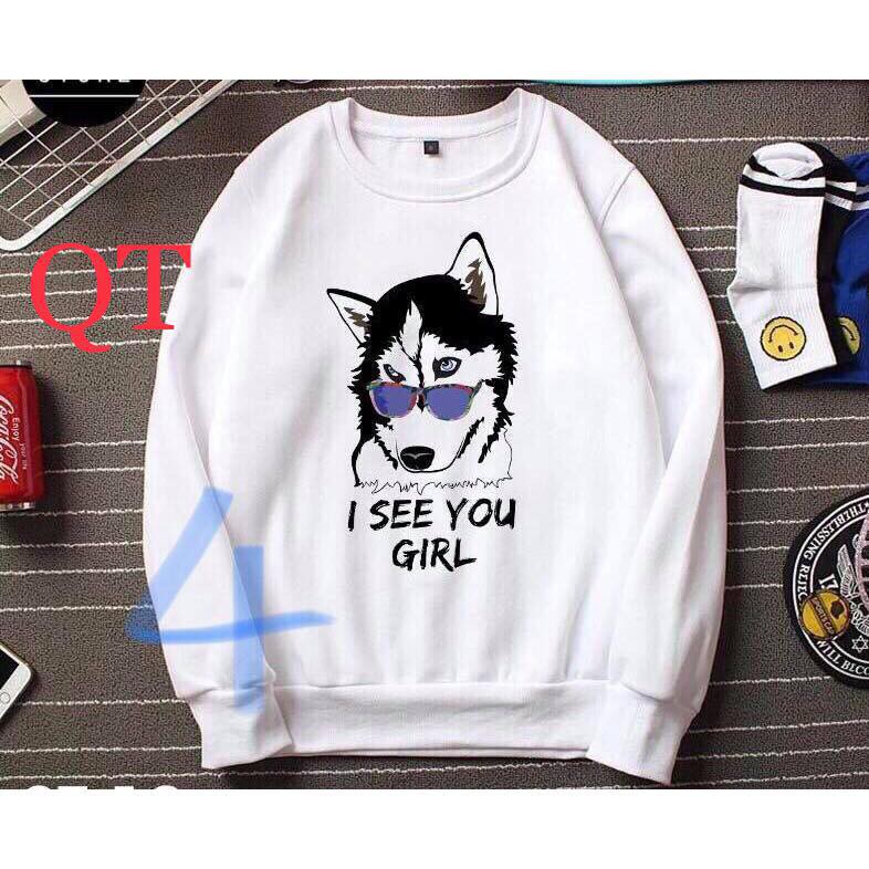 ÁO NỈ CỔ TRÒN NHIỀU HÌNH NGỘ NGHĨNH_AN011 | BigBuy360 - bigbuy360.vn