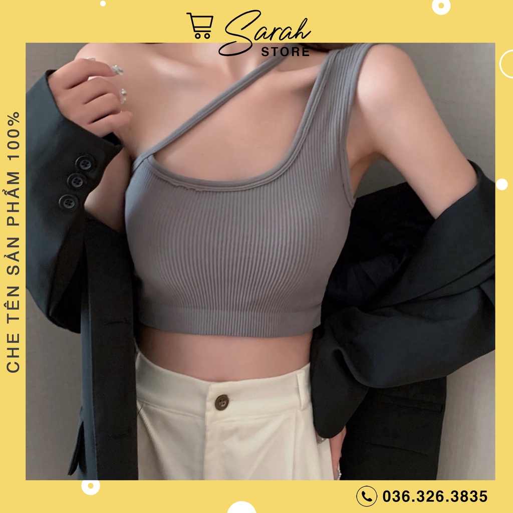 [Mã FAMARAL1 giảm 10K đơn 50K] Áo Bra Nữ Dây Vai Chéo Gân Tăm Có Mút Ngực Phong cách Trẻ Trung Hiện Đại 9030 | BigBuy360 - bigbuy360.vn