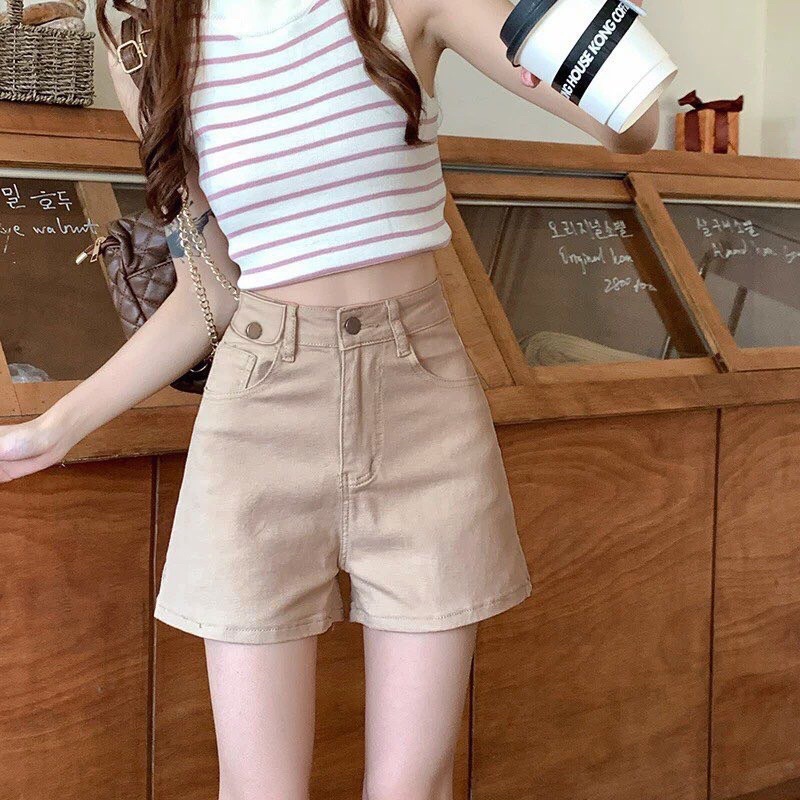 Quần Short Kaki Nữ Bigsize Phối Túi Nắp Thời Trang Chất Mềm Mịn Ms1063