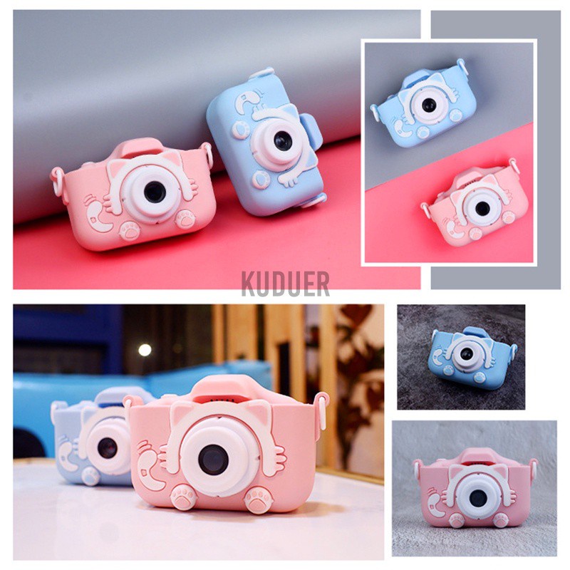 Mini Digital Camera 1080P Video Camcorder 2'' IPS Screen For Children Kids Gift