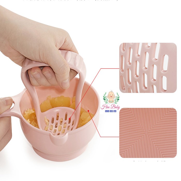 [Haobaby2018] Bộ chế biến ăn dặm kiểu nhật cao cấp đa năng nhiều chi tiết cho bé tập ăn