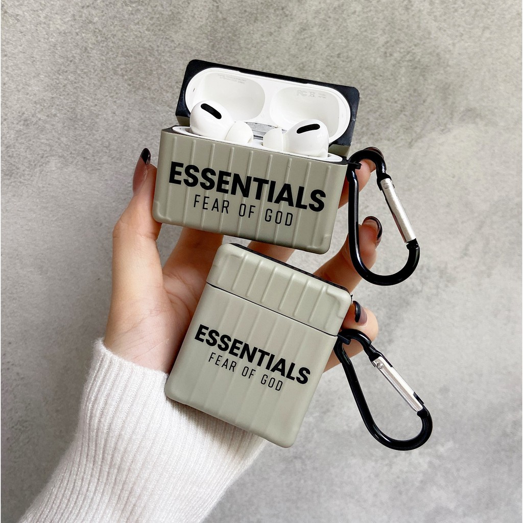 Vỏ đựng bảo vệ hộp sạc tai nghe FOG ESSENTIALS Airpods Pro/3 họa tiết thời trang kiểu dáng phong cách đường phố