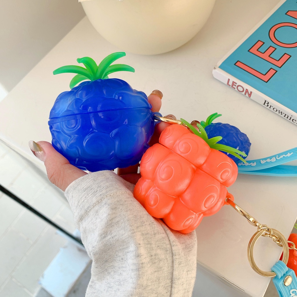 Vỏ Bảo Vệ Hộp Sạc Tai Nghe AirPods3 Pro AirPods3 Bằng Cao Su Họa Tiết Trái Cây Ác Quỷ One Piece 2021 Mới Ốp