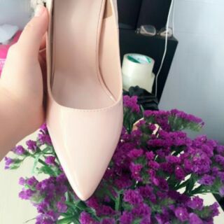 Giày cao gót Calla nude 7p