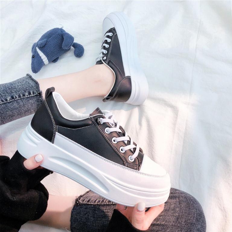 Siêu Hot Giày thể thao nữ độn đế thời trang kiểu dáng basic Q2 | BigBuy360 - bigbuy360.vn