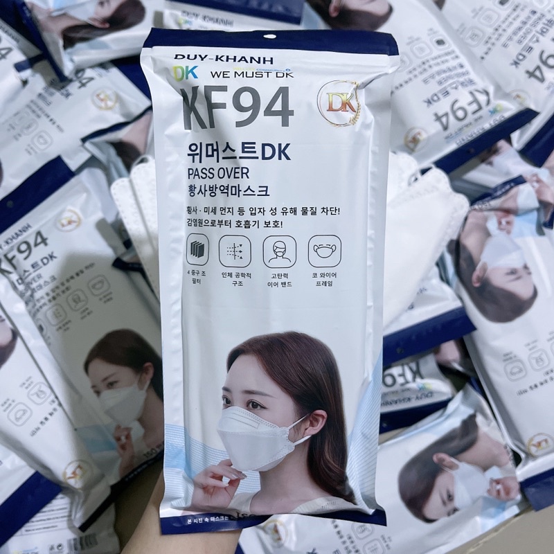 Khẩu Trang Y Tế 4D Duy Khánh Mask KF94, Đạt Chuẩn Hàn Quốc, Kháng Khuẩn - Ngăn Ngừa Vi Khuẩn