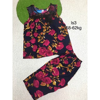 bộ lửng tôn nhung size 3 - đồ bộ mặc nhà mát giá rẻ đẹp