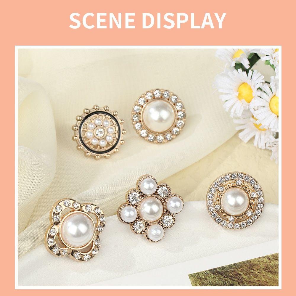 EUCA Set 10 Nút Áo Len 21mm Không May Dễ Sử Dụng