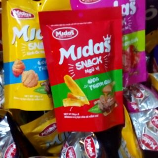 Com bo 10 gói bim bim Midas SNACK ngũ vị