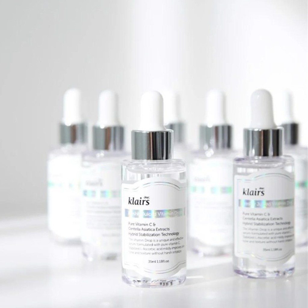 Tinh Chất Dưỡng Sáng Và Trẻ Hoá Da Klairs Freshly Juiced Vitamin Drop 35ml [Hàng cắt seal kiểm tra chất lượng sản phẩm]