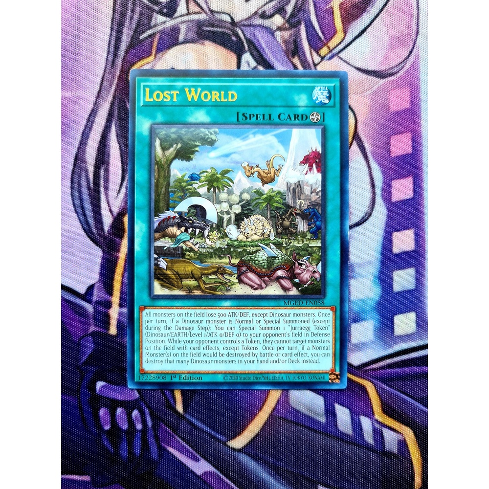 Thẻ Bài Yugioh Mint90 Spell  Lost World  - Rare