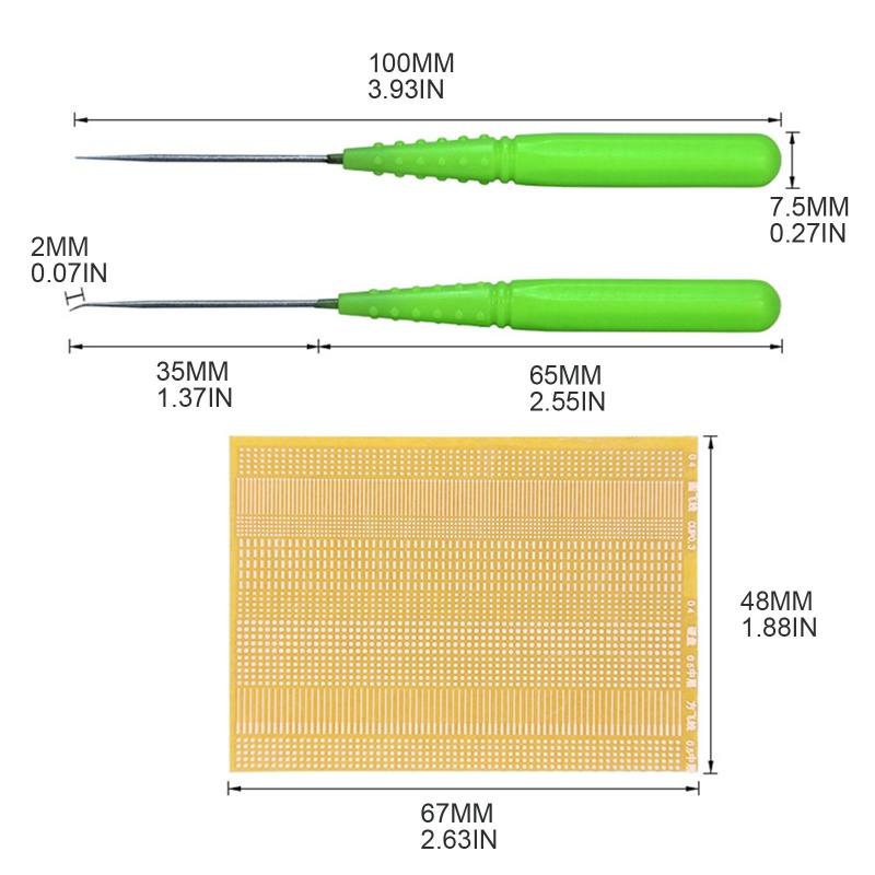 Bộ 3 Dụng Cụ Sửa Chữa Điện Thoại IC Pad IC Cho Touch BGA- PC