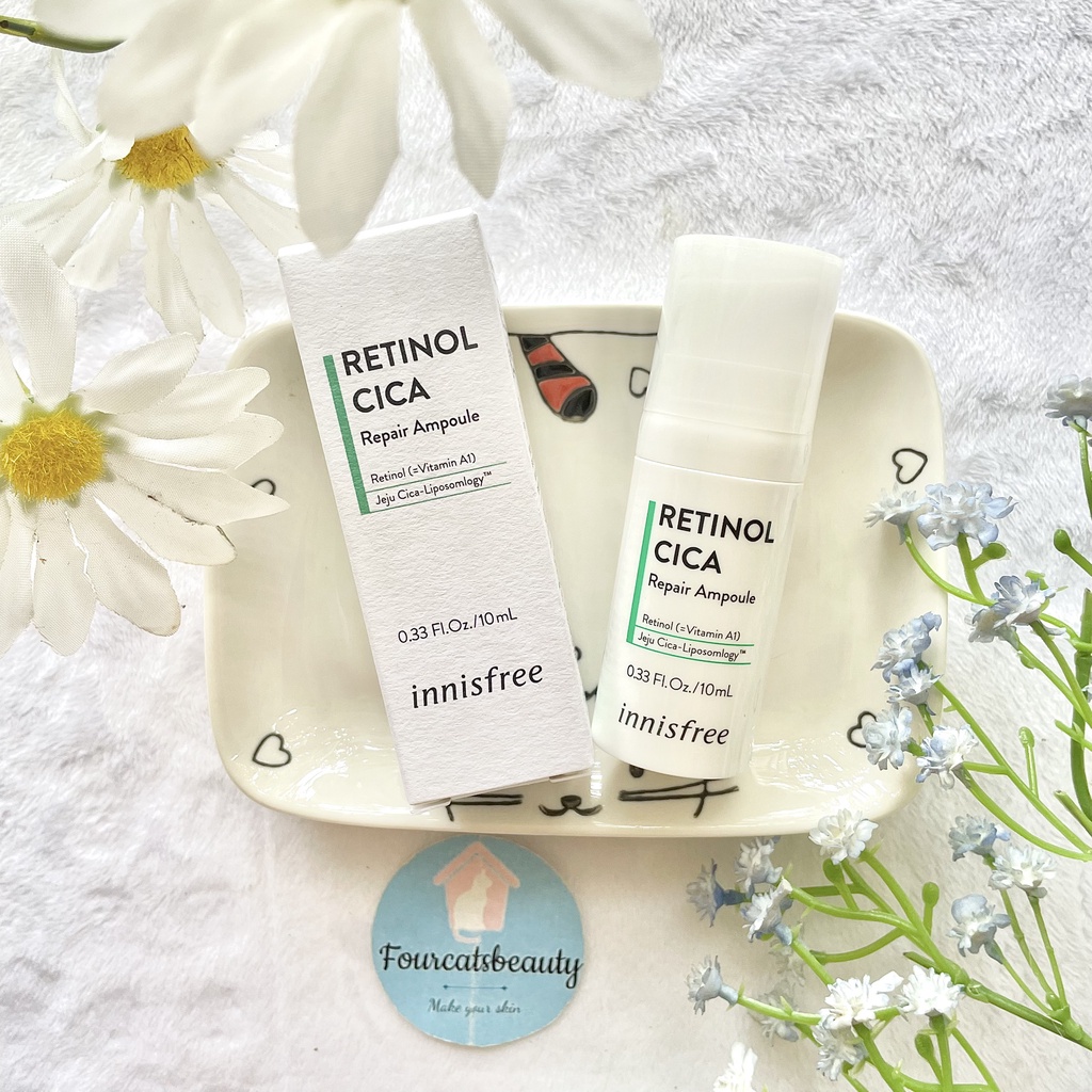 Serum Dưỡng Da Chuyên Sâu Retinol Cica Repair Ampoule Innisfree