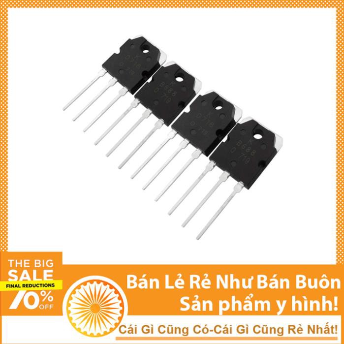 Combo 4 Con Transistor D718 và B688 (Mỗi Loại 2 Con)