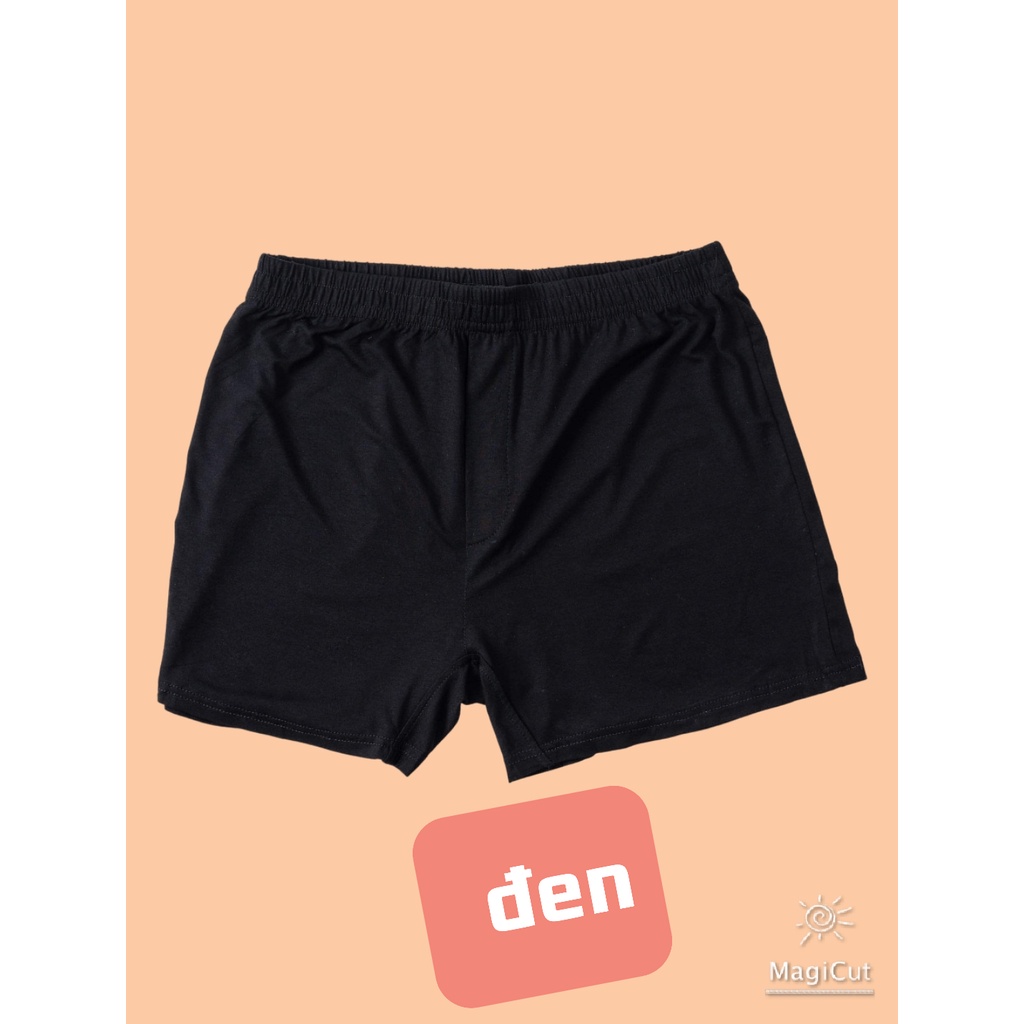 Quần Đùi Nam Nữ Thun Cotton Mặc Nhà - Quần Đùi Mặc Ngủ Nam Basic Chất Cotton Mềm Mại, Thoáng Mát